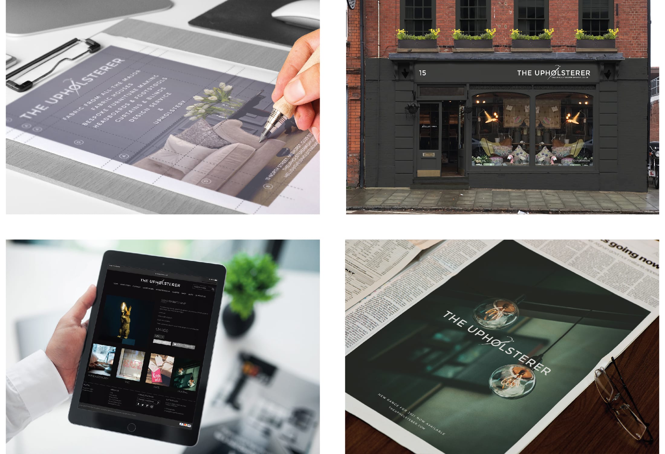 The Upholsterers Branding
